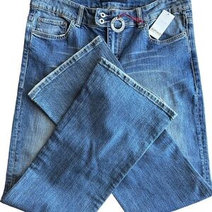 BUFFALO David Britton Glory-X Stone Wash Bootcut Jeans Size 31 Long Blue